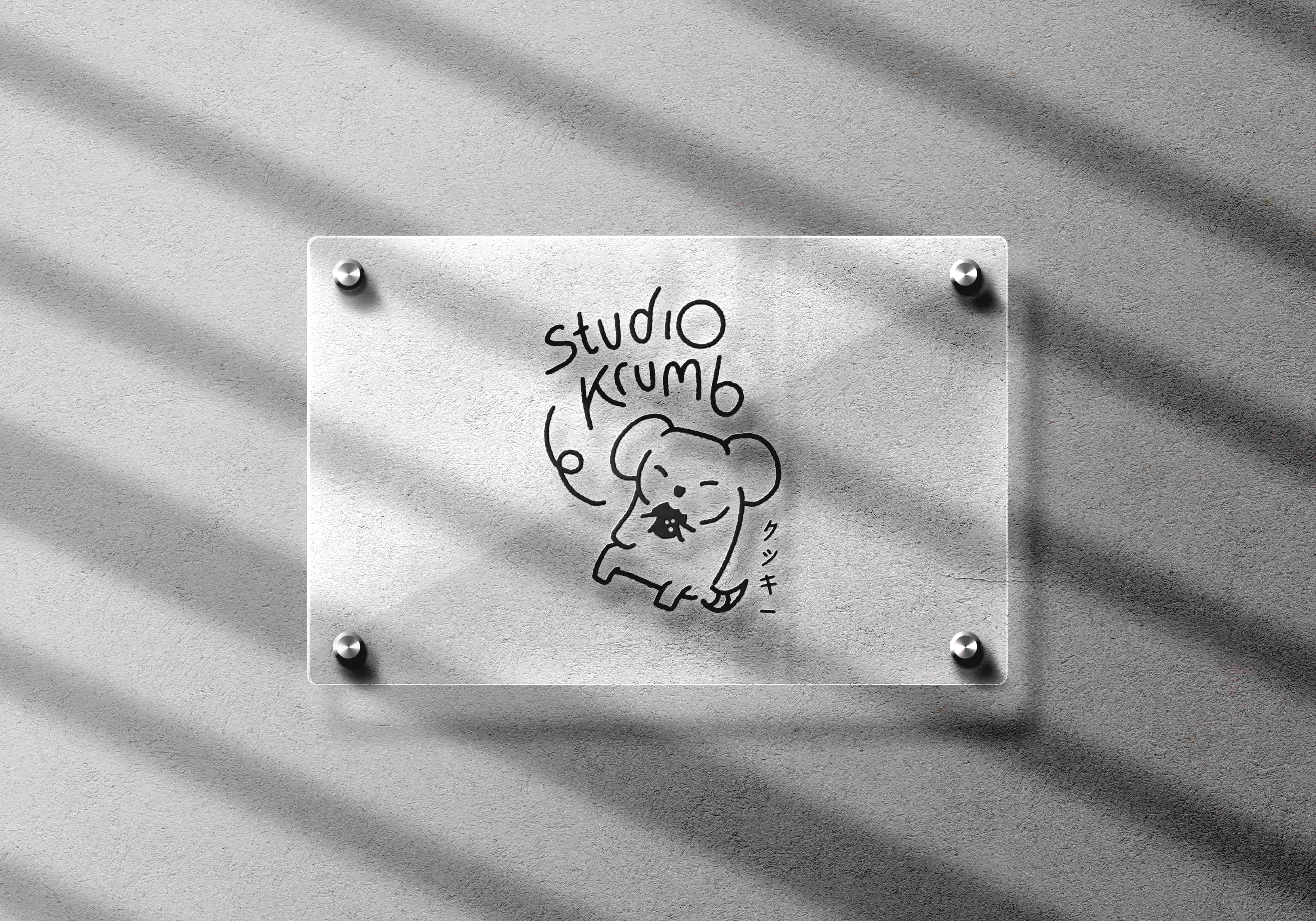 Visual Branding Studio Krumb Logo Mockup